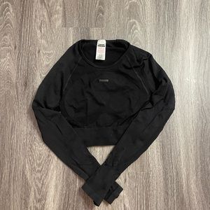 GYMSHARK FLEX SPORTS LONG SLEEVE CROP TOP